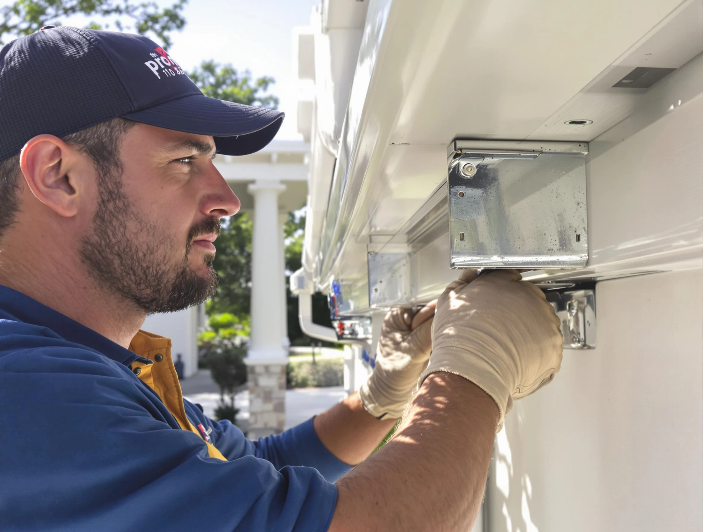 Repaired gutter sections by Garfield Heights Roofing Company ensuring proper drainage in Garfield Heights, OH