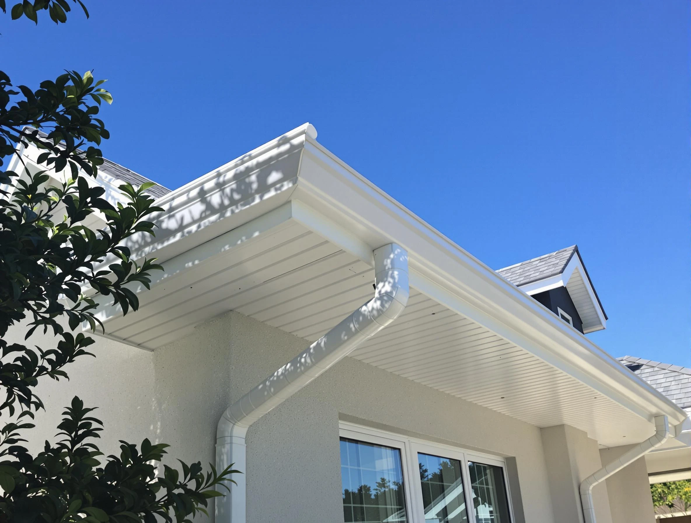 Custom-fit rain gutter system by Garfield Heights Roofing Company in Garfield Heights, OH